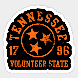 Tennessee Volunteer State 1796 Sticker